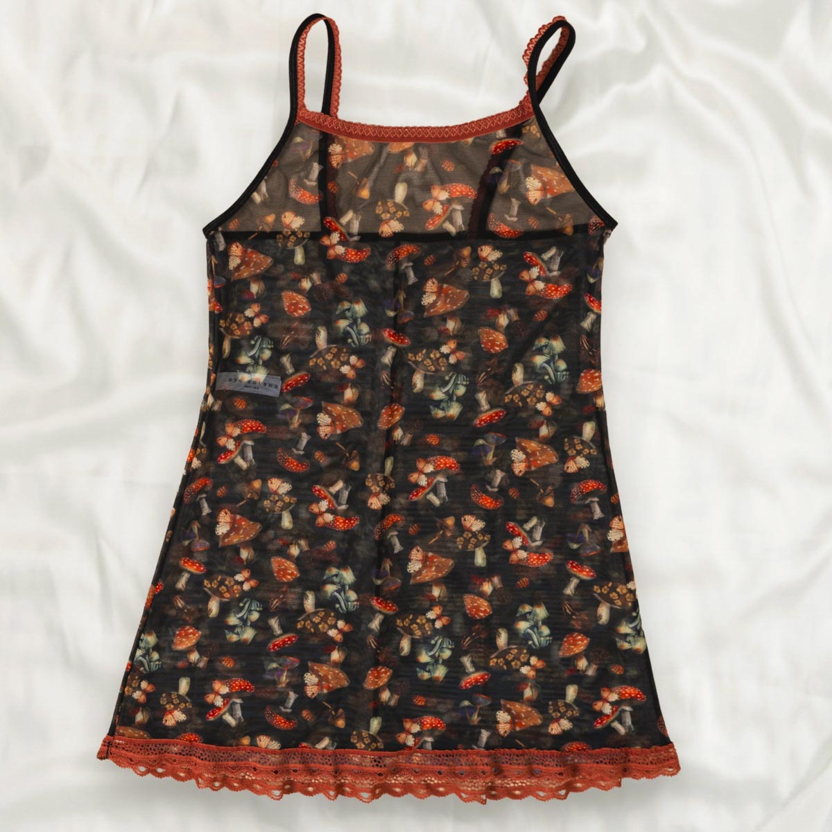 Mystical Mushrooms Printed Slip Dress