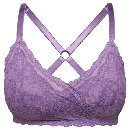 Lacey Racerback Bralette in Lilac - Uye Surana