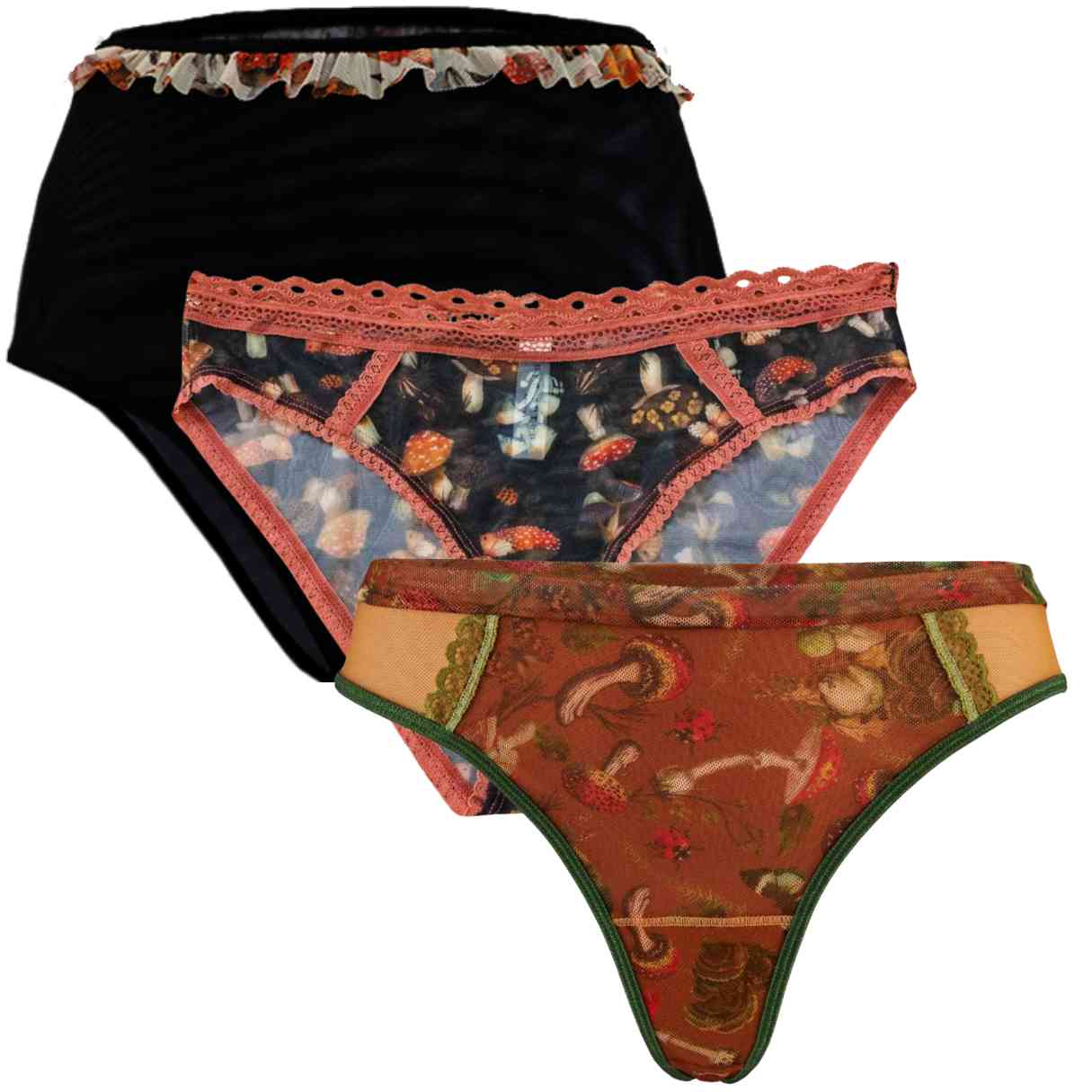 Mushroom Lover's Undies 3-Pack