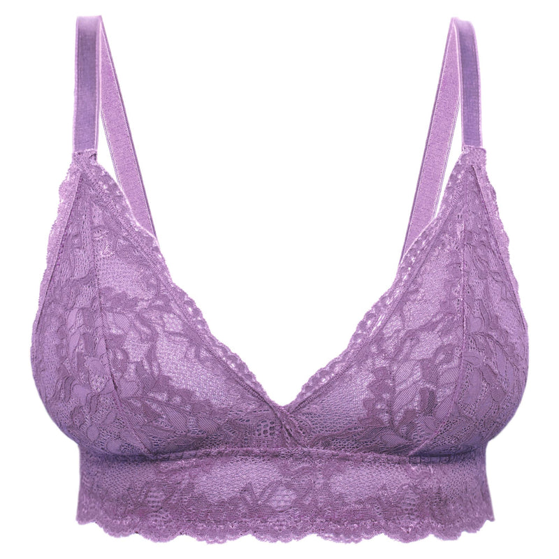 Lacey Racerback Bralette in Lilac