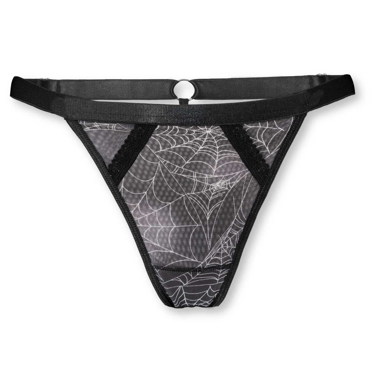 Spider's Lace Web Print G-String