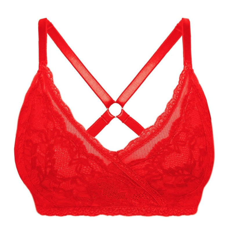 ASYOU satin bralette in red curated on LTK