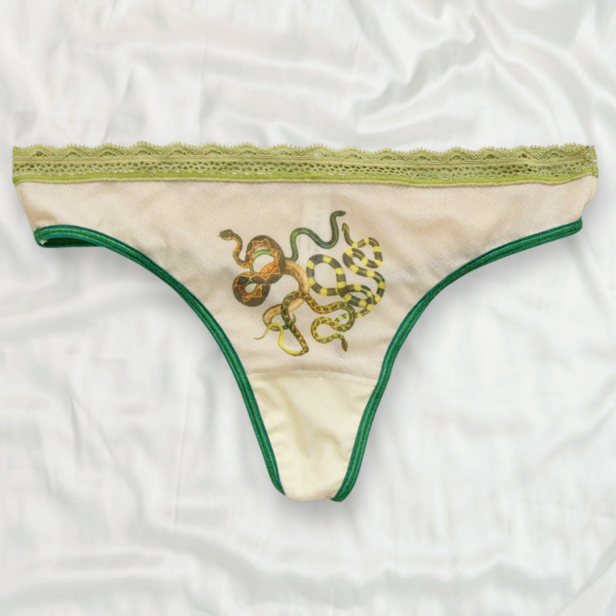 Snakes Printed Thong