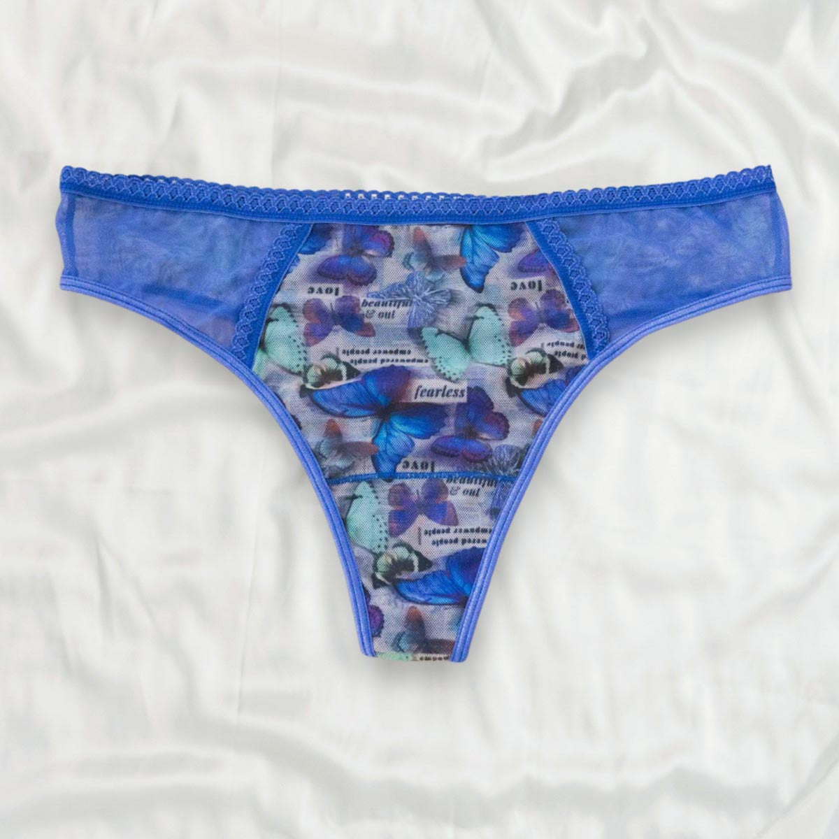 Butterfly Metamorphosis Printed Thong