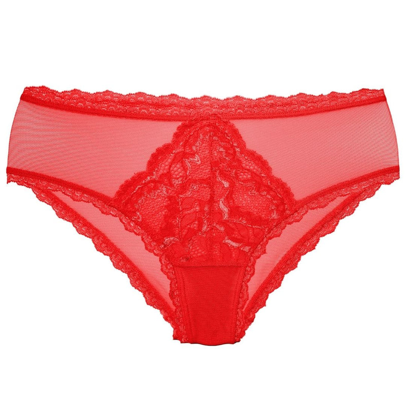 Buy Women's Net Lacy Bikini Lingerie Set (Red) Online at desertcartIsrael