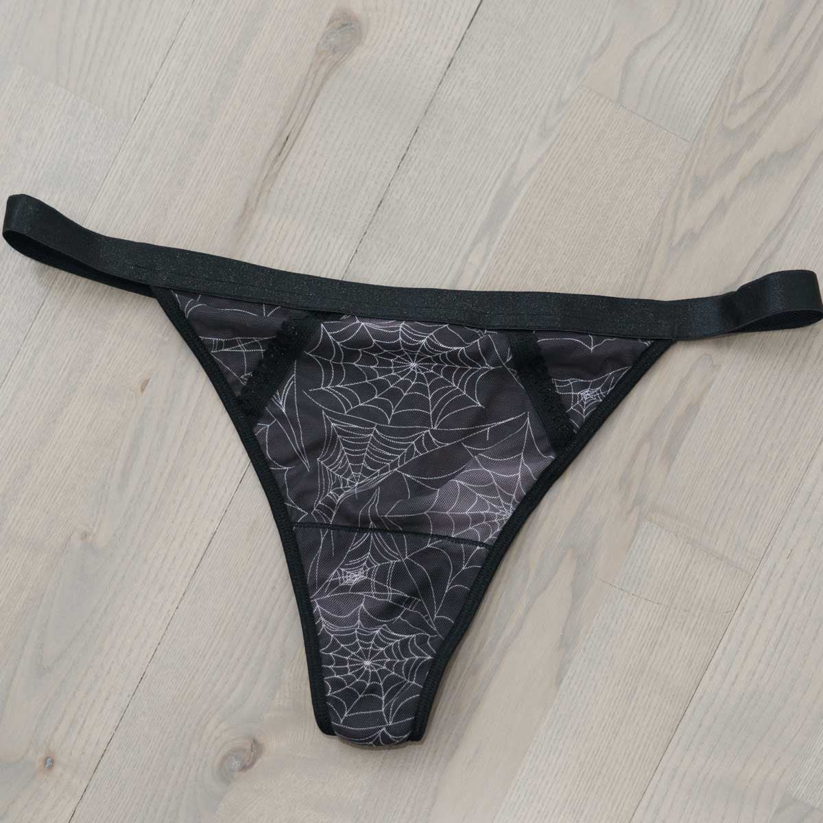 Spider's Lace Web Print G-String