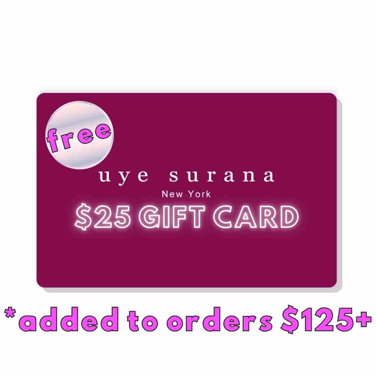 $25 Gift Card