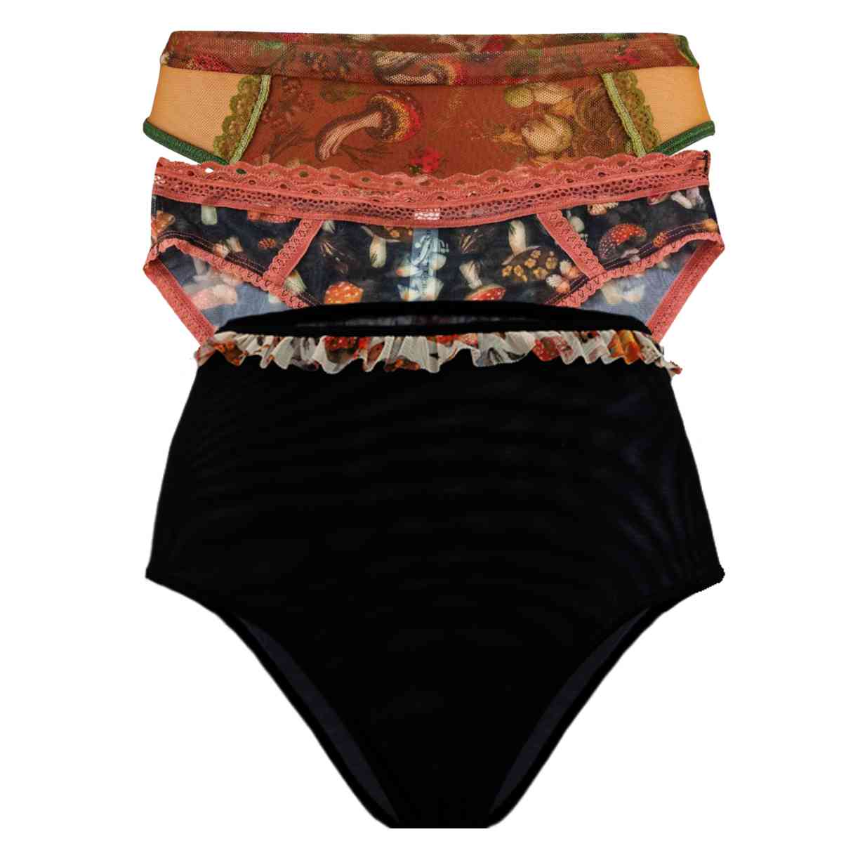 Mushroom Lover's Undies 3-Pack