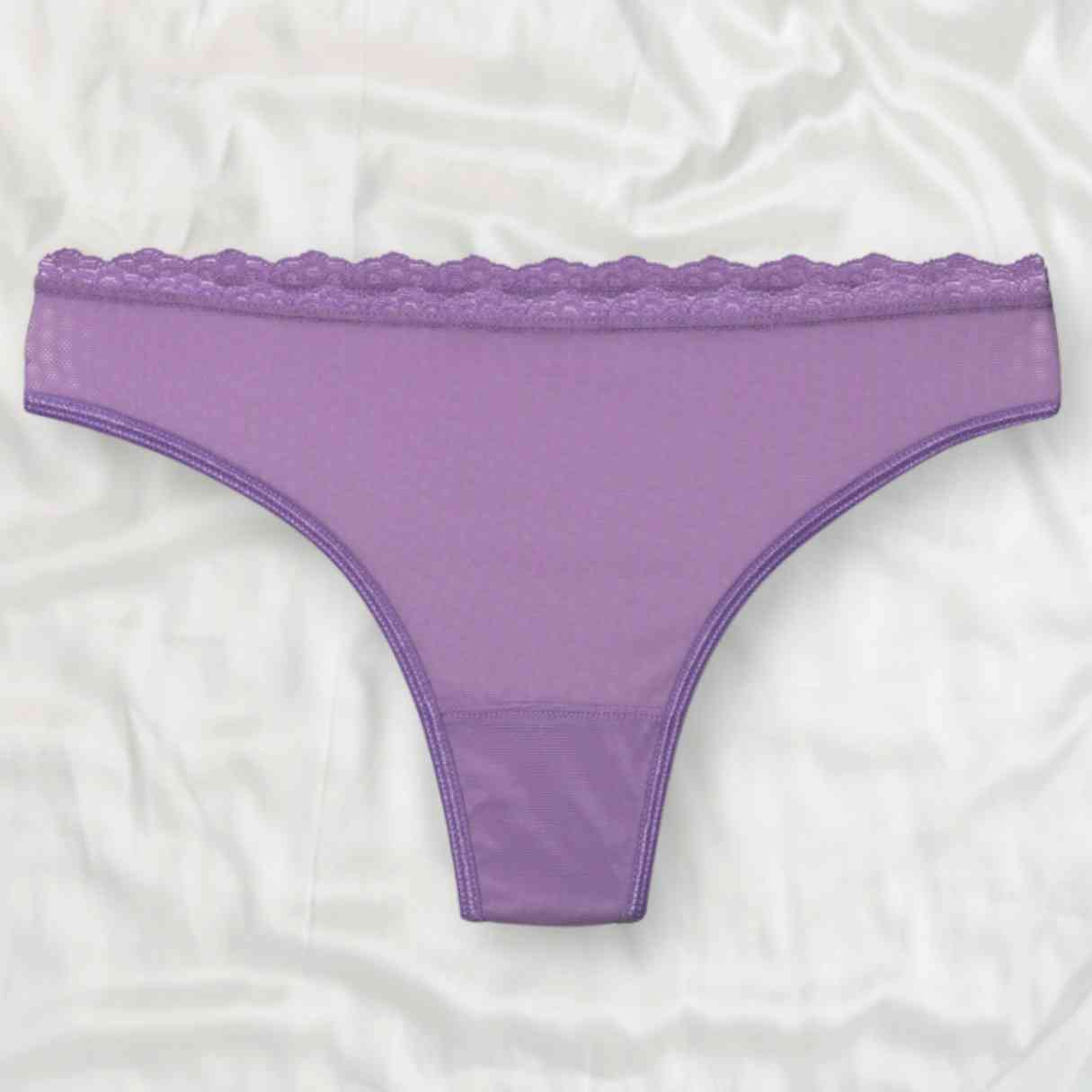 Lacey Everyday Thong in Lilac